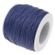 Cordón algodon encerado de 1mm - Azul oscuro
